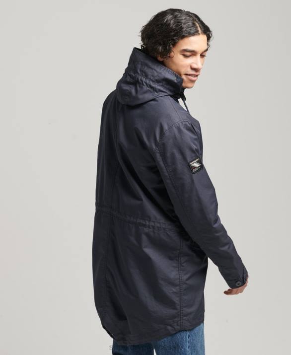 vintage στρατιωτικό fishatil parka jacket άνδρες είδη ένδυσης μπλε Superdry L02L4715