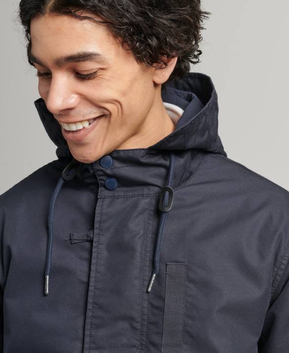 vintage στρατιωτικό fishatil parka jacket άνδρες είδη ένδυσης μπλε Superdry L02L4715