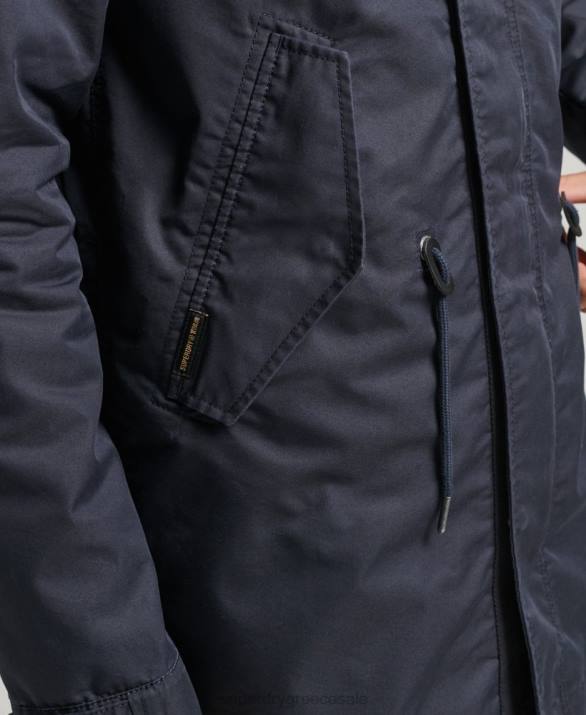 vintage στρατιωτικό fishatil parka jacket άνδρες είδη ένδυσης μπλε Superdry L02L4715