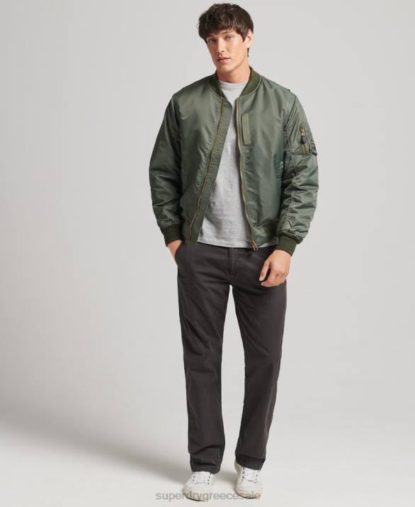 vintage ma1 bomber jacket άνδρες είδη ένδυσης πράσινος Superdry L02L4656