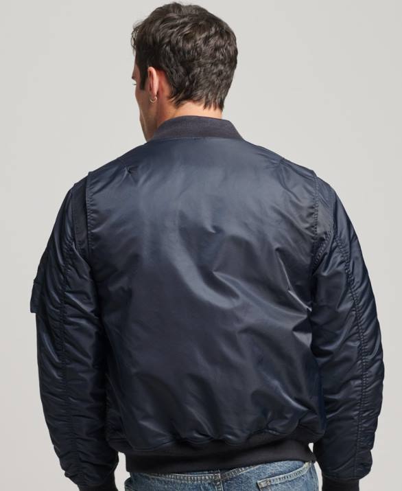 vintage ma1 bomber jacket άνδρες είδη ένδυσης ΠΟΛΕΜΙΚΟ ΝΑΥΤΙΚΟ Superdry L02L4703
