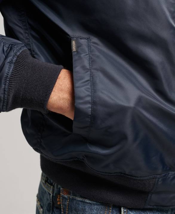 vintage ma1 bomber jacket άνδρες είδη ένδυσης ΠΟΛΕΜΙΚΟ ΝΑΥΤΙΚΟ Superdry L02L4703