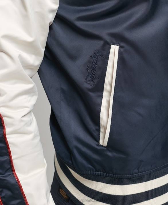 vintage τζάκετ sukajan bomber άνδρες είδη ένδυσης ΠΟΛΕΜΙΚΟ ΝΑΥΤΙΚΟ Superdry L02L4585
