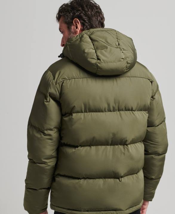 κοντό παλτό άνδρες είδη ένδυσης χακί Superdry L02L989