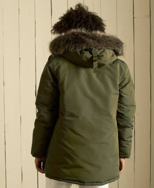 παλτό everest parka άνδρες είδη ένδυσης πράσινος Superdry L02L4739