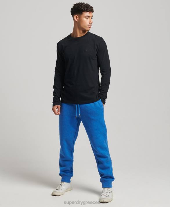 οργανικό βαμβάκι vintage λογότυπο κεντημένο joggers άνδρες είδη ένδυσης μπλε Superdry L02L6371