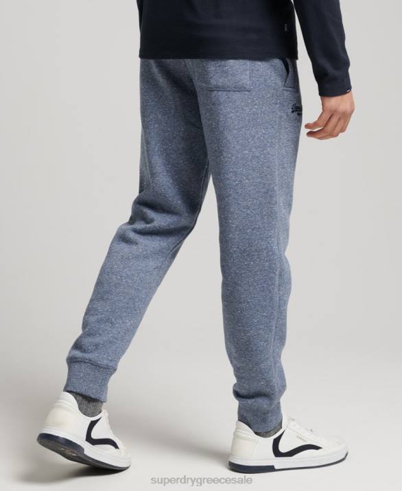 οργανικό βαμβάκι vintage λογότυπο κεντημένο joggers άνδρες είδη ένδυσης μπλε Superdry L02L6380