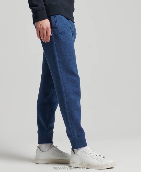 οργανικό βαμβάκι vintage λογότυπο κεντημένο joggers άνδρες είδη ένδυσης μπλε Superdry L02L6383