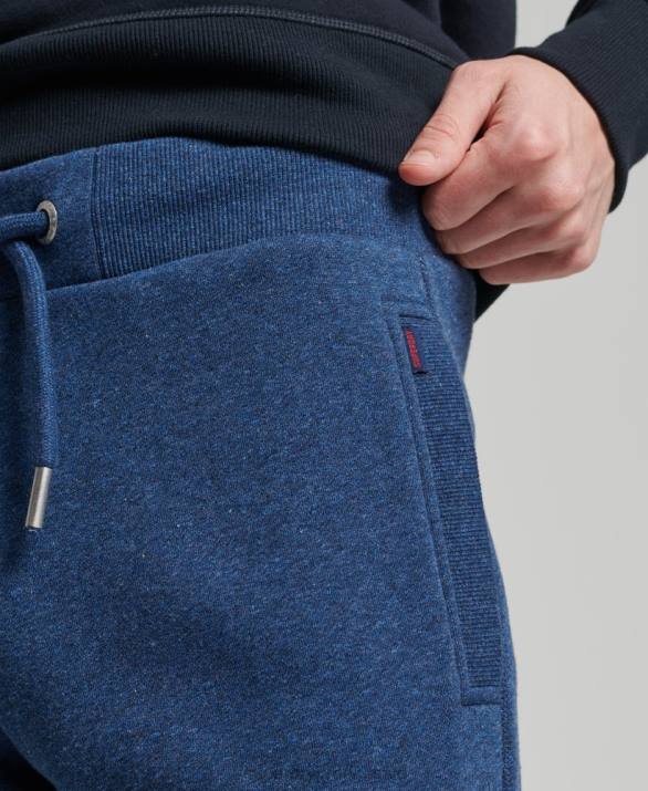 οργανικό βαμβάκι vintage λογότυπο κεντημένο joggers άνδρες είδη ένδυσης μπλε Superdry L02L6383