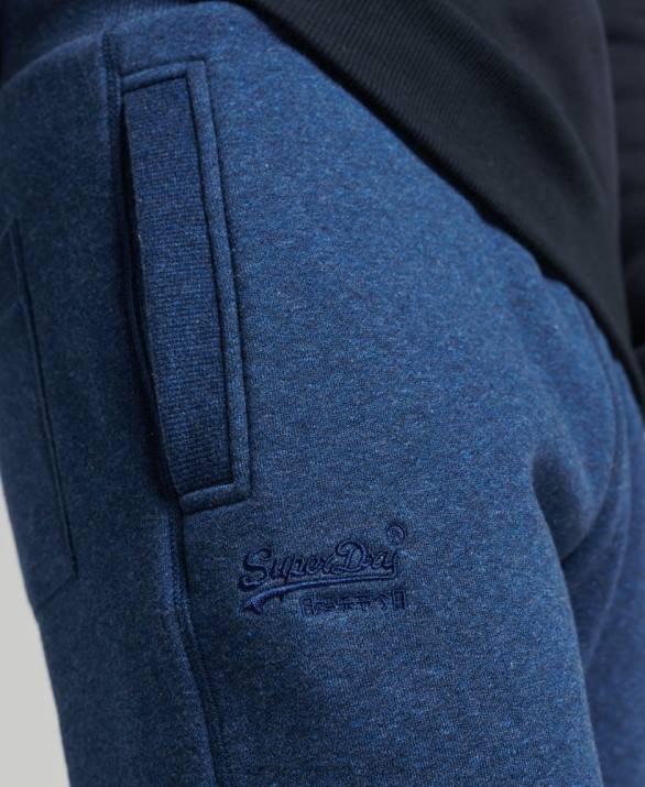 οργανικό βαμβάκι vintage λογότυπο κεντημένο joggers άνδρες είδη ένδυσης μπλε Superdry L02L6383