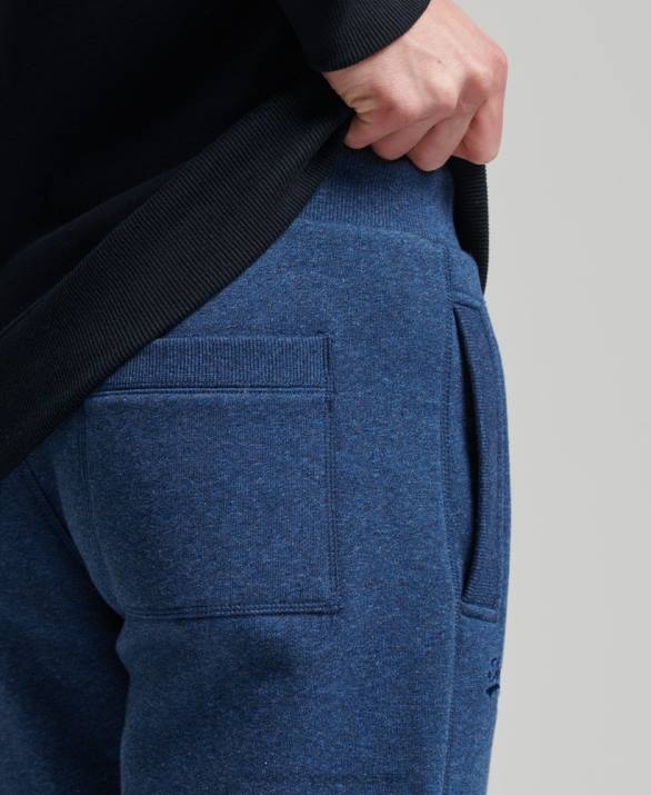 οργανικό βαμβάκι vintage λογότυπο κεντημένο joggers άνδρες είδη ένδυσης μπλε Superdry L02L6383