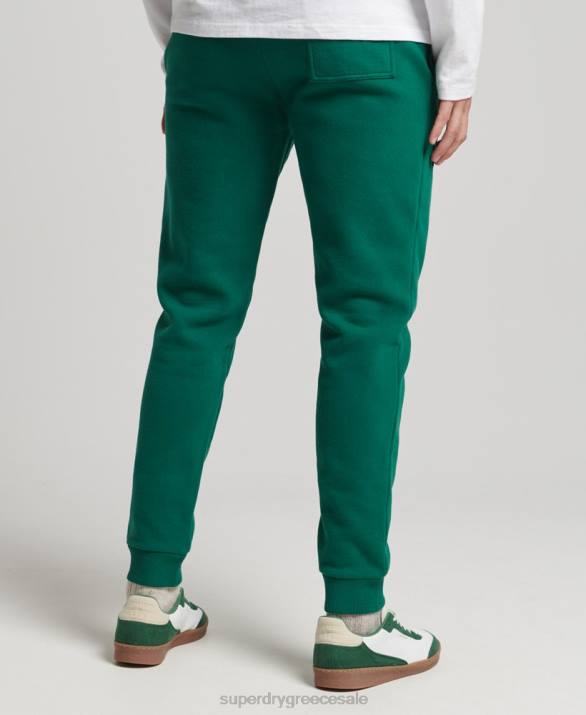 vintage λογότυπο κολεγιακό joggers άνδρες είδη ένδυσης πράσινος Superdry L02L6385