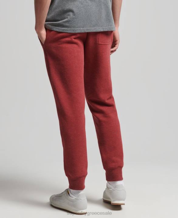 οργανικό βαμβάκι vintage λογότυπο κεντημένο joggers άνδρες είδη ένδυσης το κόκκινο Superdry L02L6387