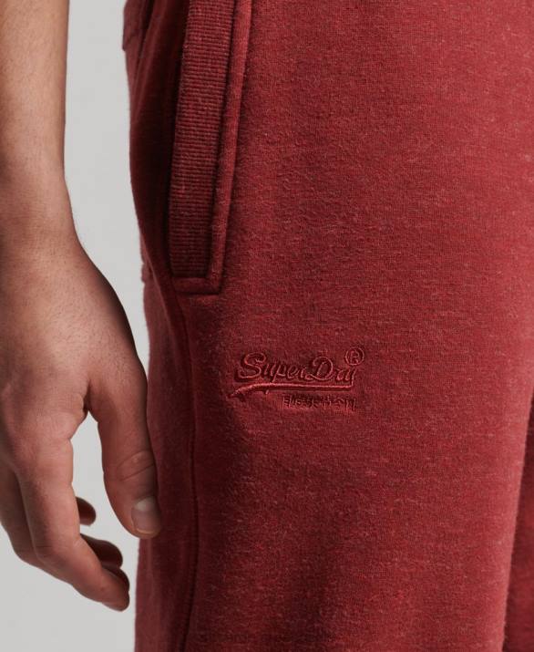 οργανικό βαμβάκι vintage λογότυπο κεντημένο joggers άνδρες είδη ένδυσης το κόκκινο Superdry L02L6387