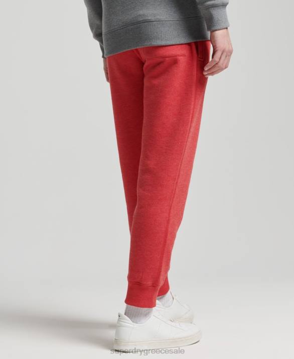 οργανικό βαμβάκι vintage λογότυπο κεντημένο joggers άνδρες είδη ένδυσης το κόκκινο Superdry L02L6388