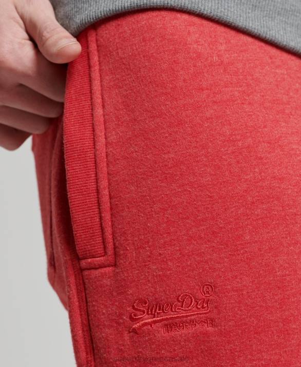 οργανικό βαμβάκι vintage λογότυπο κεντημένο joggers άνδρες είδη ένδυσης το κόκκινο Superdry L02L6388