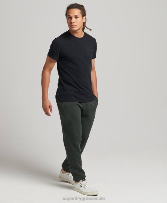 οργανικό βαμβάκι vintage λογότυπο κεντημένο joggers άνδρες είδη ένδυσης πράσινος Superdry L02L6437