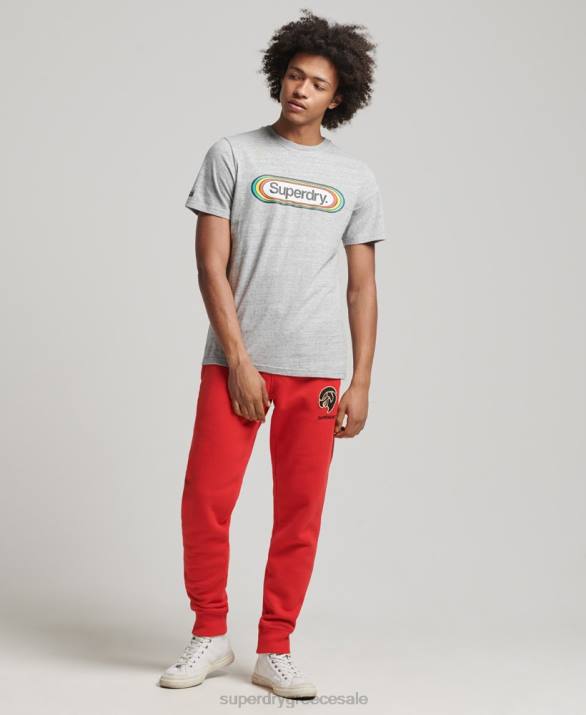 vintage κολεγιακό joggers άνδρες είδη ένδυσης το κόκκινο Superdry L02L6469