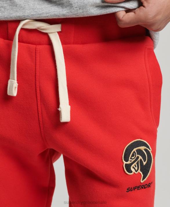 vintage κολεγιακό joggers άνδρες είδη ένδυσης το κόκκινο Superdry L02L6469