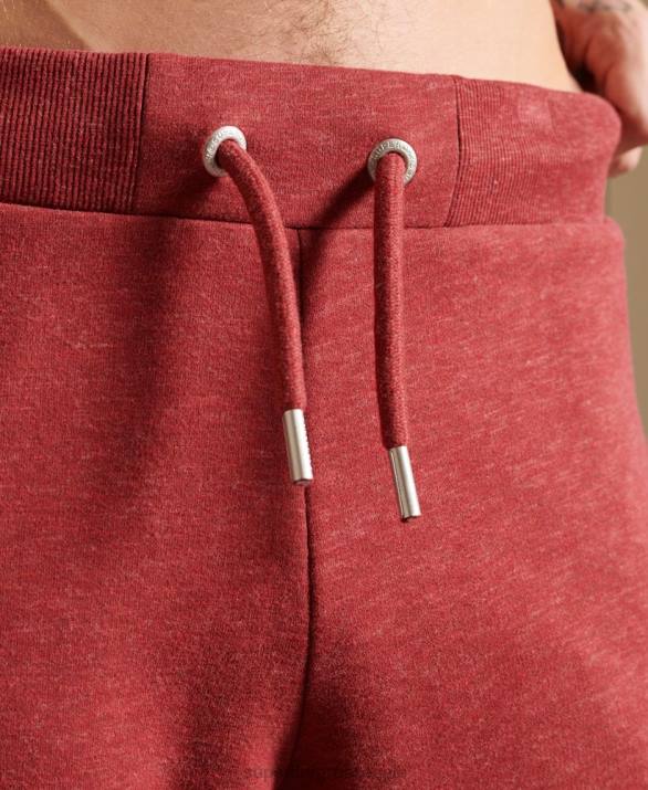 vintage λογότυπο κεντημένα joggers άνδρες είδη ένδυσης το κόκκινο Superdry L02L6482