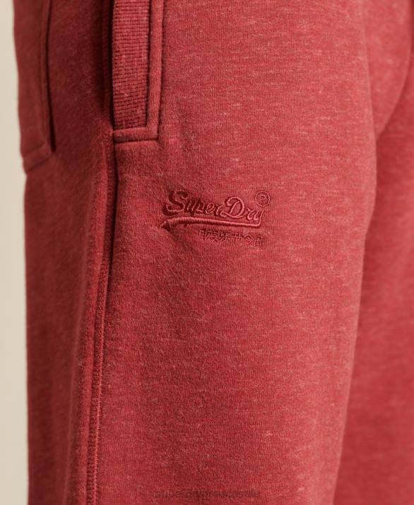 vintage λογότυπο κεντημένα joggers άνδρες είδη ένδυσης το κόκκινο Superdry L02L6482