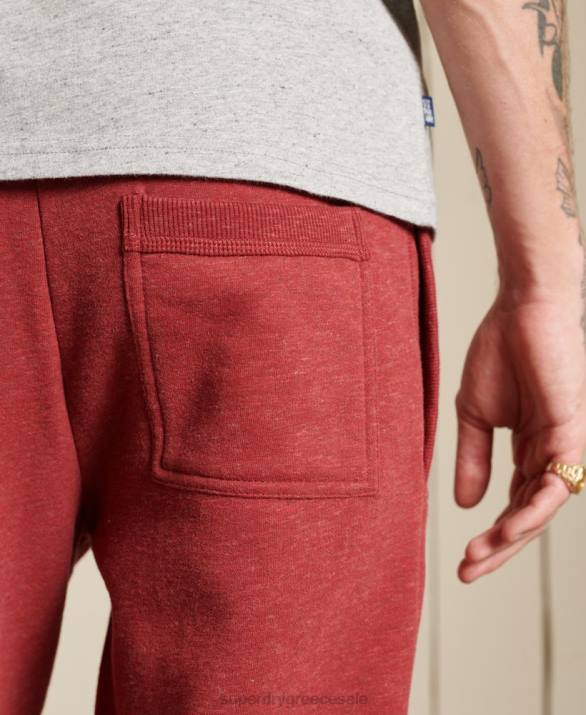 vintage λογότυπο κεντημένα joggers άνδρες είδη ένδυσης το κόκκινο Superdry L02L6482