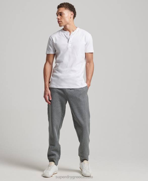 vintage λογότυπο κεντημένα joggers άνδρες είδη ένδυσης γκρί Superdry L02L6483