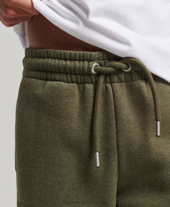 οργανικό βαμβάκι vintage λογότυπο ευθεία joggers άνδρες είδη ένδυσης πράσινος Superdry L02L80