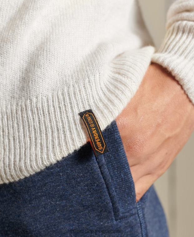 άλτης πληρώματος harlo άνδρες Superdry είδη ένδυσης 00T2R5295 άσπρο