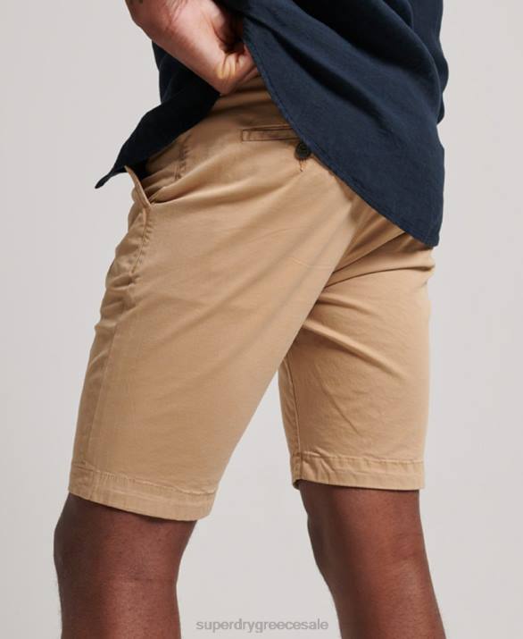σορτς chino core άνδρες είδη ένδυσης μπεζ Superdry L02L245