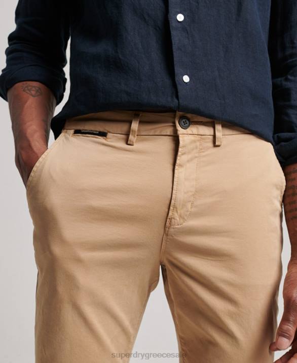 σορτς chino core άνδρες είδη ένδυσης μπεζ Superdry L02L245