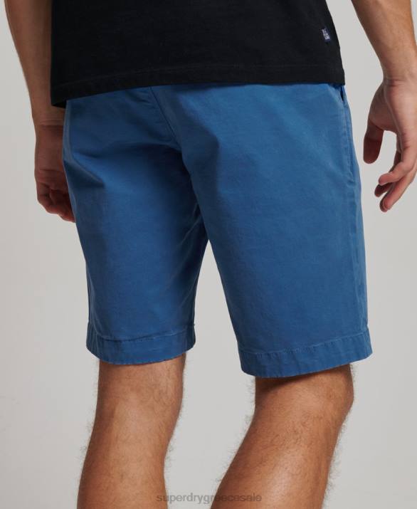 σορτς chino core άνδρες είδη ένδυσης γαλάζιο Superdry L02L251