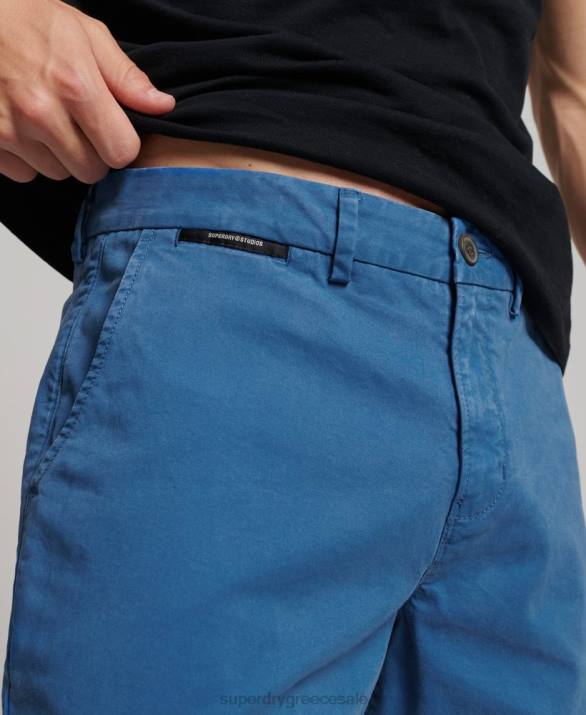 σορτς chino core άνδρες είδη ένδυσης γαλάζιο Superdry L02L251