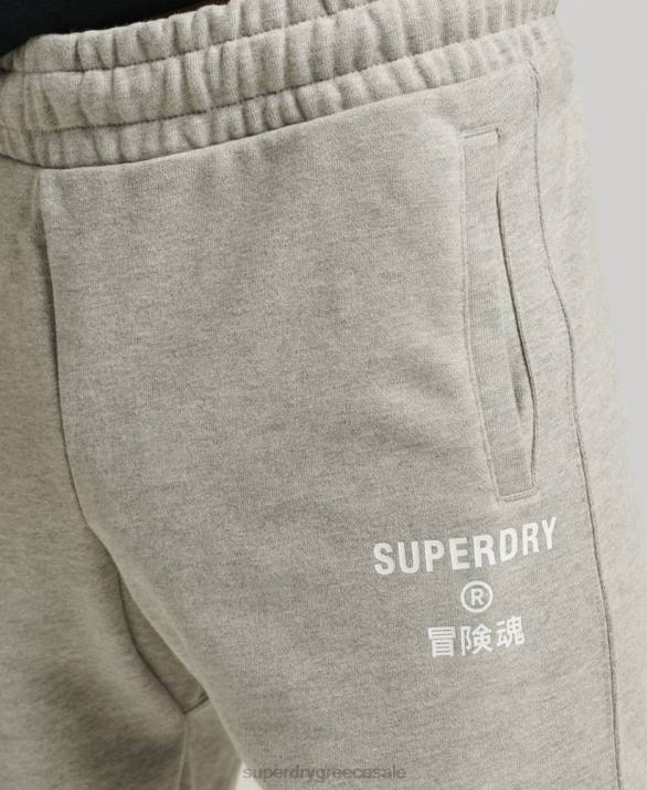 Αθλητικά σορτς code core άνδρες είδη ένδυσης γκρί Superdry L02L378