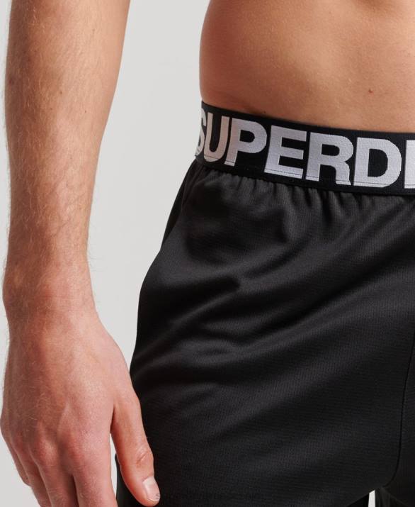 core χαλαρό σορτς άνδρες είδη ένδυσης μαύρος Superdry L02L1411