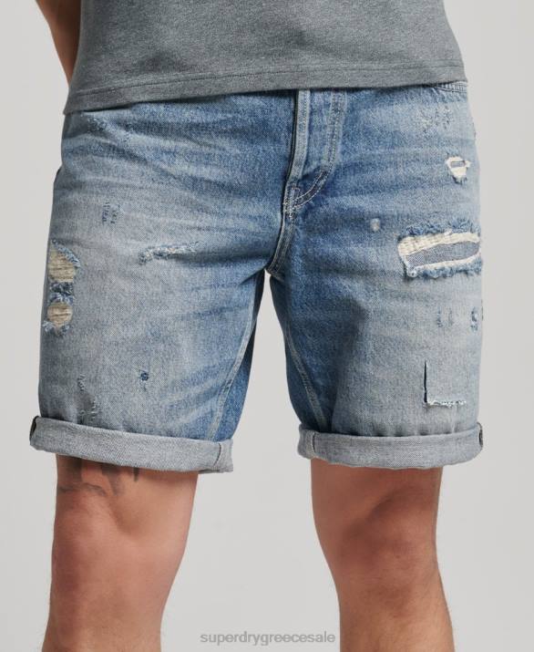 vintage ίσιο σορτς άνδρες είδη ένδυσης μπλε Superdry L02L277