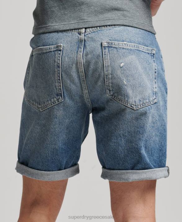 vintage ίσιο σορτς άνδρες είδη ένδυσης μπλε Superdry L02L277