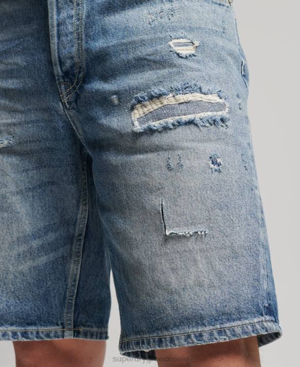vintage ίσιο σορτς άνδρες είδη ένδυσης μπλε Superdry L02L277