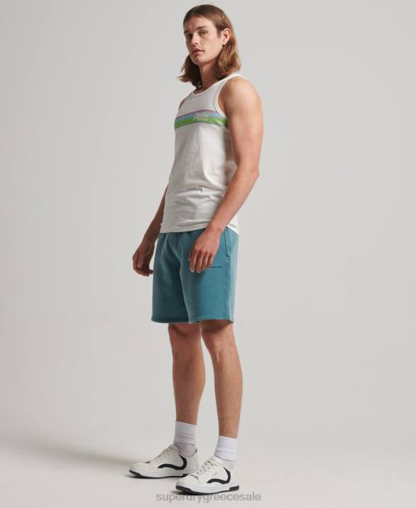 vintage σορτς άνδρες είδη ένδυσης τουρκουάζ Superdry L02L281