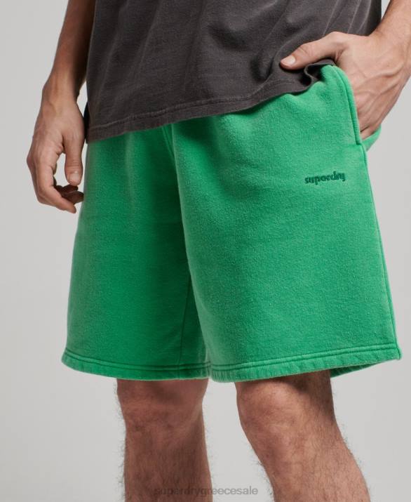 vintage σορτς άνδρες είδη ένδυσης πράσινος Superdry L02L295
