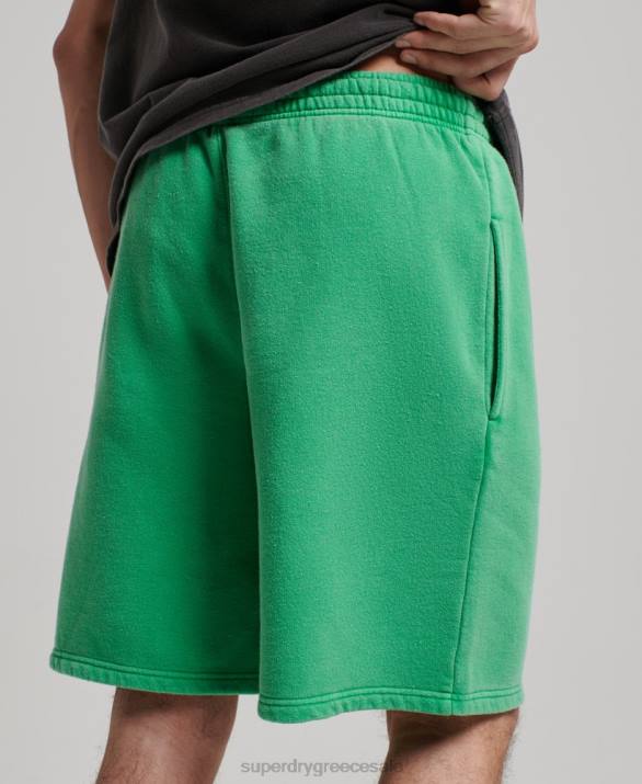 vintage σορτς άνδρες είδη ένδυσης πράσινος Superdry L02L295