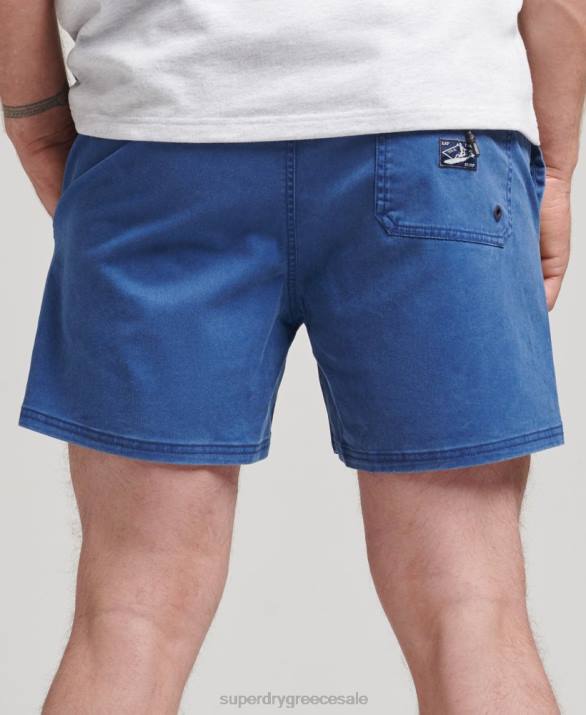 vintage σορτς πλυσίματος άνδρες είδη ένδυσης μπλε Superdry L02L379