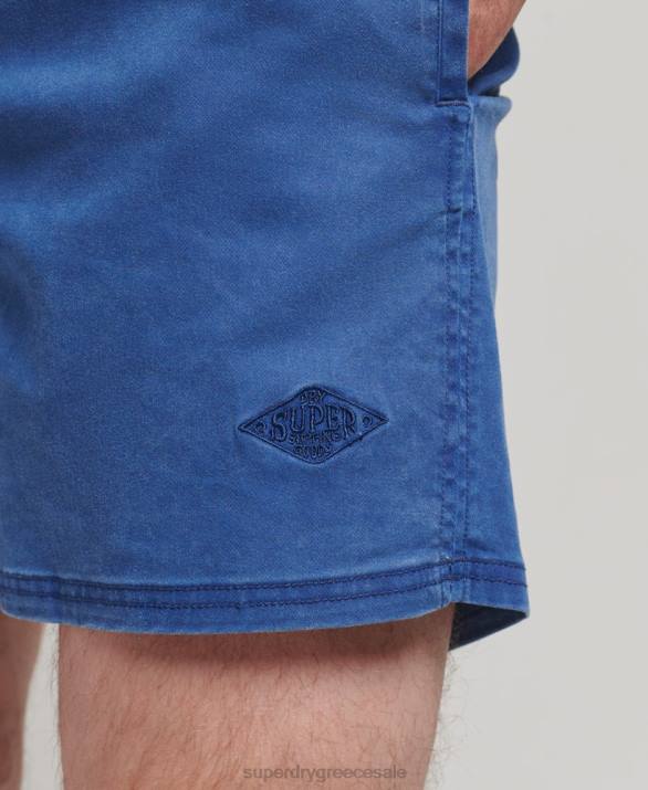 vintage σορτς πλυσίματος άνδρες είδη ένδυσης μπλε Superdry L02L379
