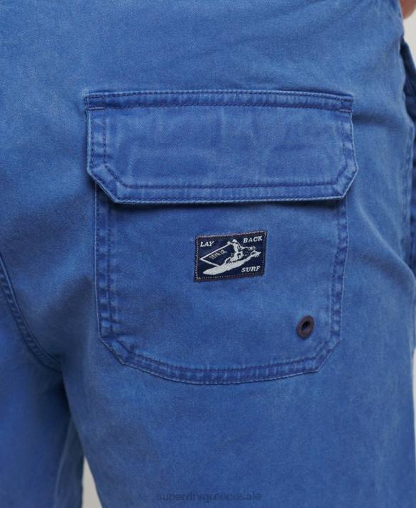vintage σορτς πλυσίματος άνδρες είδη ένδυσης μπλε Superdry L02L379
