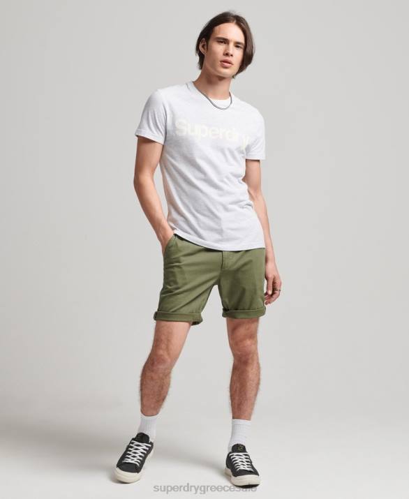 vintage σορτς chino officer άνδρες είδη ένδυσης χακί Superdry L02L312