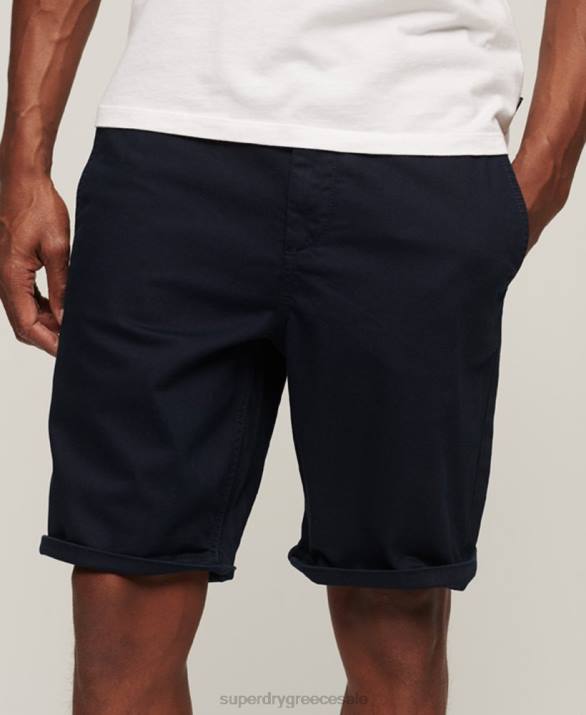vintage σορτς chino officer άνδρες είδη ένδυσης ΠΟΛΕΜΙΚΟ ΝΑΥΤΙΚΟ Superdry L02L73