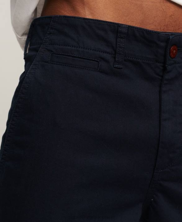 vintage σορτς chino officer άνδρες είδη ένδυσης ΠΟΛΕΜΙΚΟ ΝΑΥΤΙΚΟ Superdry L02L73