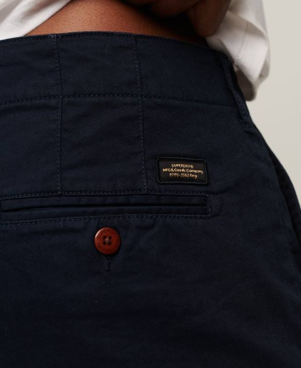 vintage σορτς chino officer άνδρες είδη ένδυσης ΠΟΛΕΜΙΚΟ ΝΑΥΤΙΚΟ Superdry L02L73