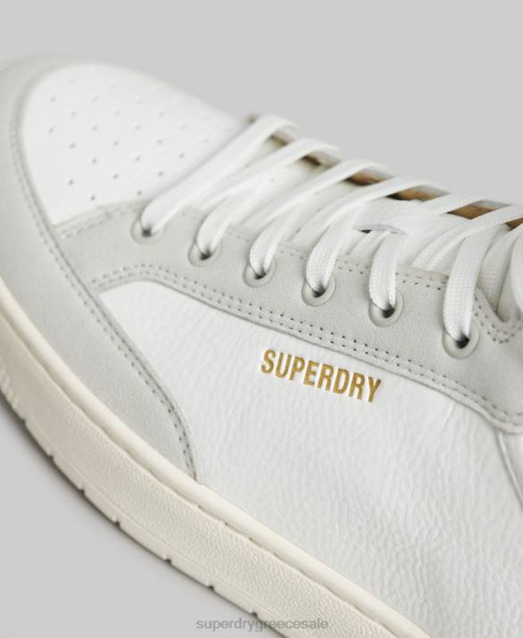 vintage vegan basket high trainers άνδρες παπούτσια άσπρο Superdry L02L1909